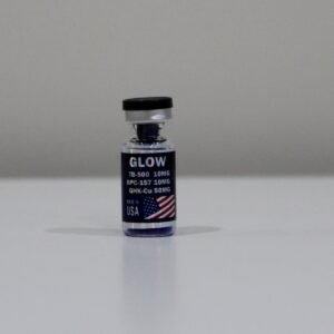 GHK-Cu + BPC-157 + TB-500 Glow Stack 70 mg Research Peptide Blend (50mg/10mg/10mg) | Anti-Aging Skin Research | COA Verified