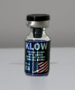 GHK-Cu + BPC-157 + TB-500 + KPV KLOW Stack 80 mg Research Peptide Blend (50mg/10mg/10mg/10mg) | Anti-Aging Skin + Gut + Immune Research | COA Verified